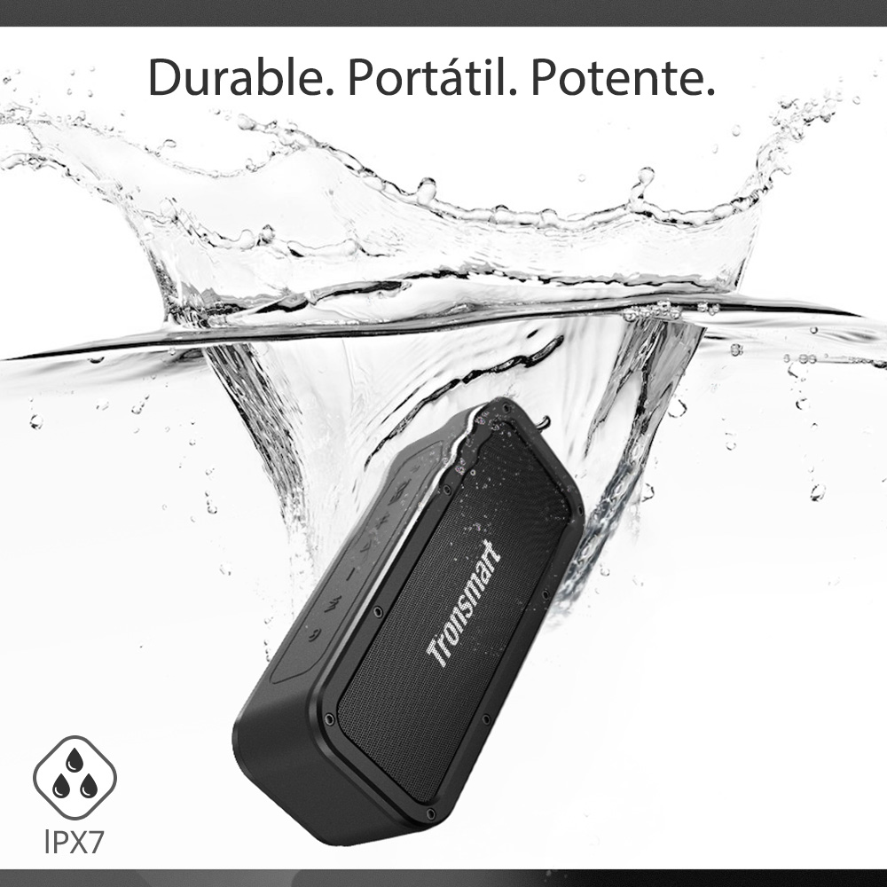 Altavoz Bluetooth Impermeable Sumergible Ipx7 Portátil 40w